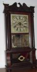 Early American Empire Mahogany Shelf Clock